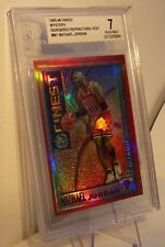 1995-96 Michael JORDAN Topps Finest - Mystery Bordered Refractor Test #M1 BGS 7 picture