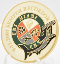 FBI Miami ERT Hammerhead First Version Numbered Challenge Coin picture