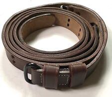 WWII US M1 GARAND RIFLE M1907 LEATHER CARRY SLING picture