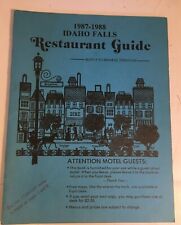 Vintage 1987-1988 Idaho Fall Restaurant Guide picture