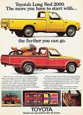 1974 Toyota Long Bed 2000 Pickup Truck Advertisement Print Art Car Ad J819 picture