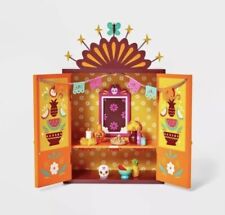 Día de Muertos Wood Ofrenda Box with Mini Accessories - Designed with Luis Pinto picture