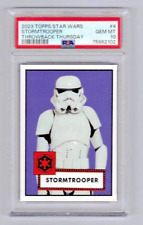 2023 Topps Star Wars Stormtrooper Throwback Thursday Card #4  PSA 10 Gem Mint picture