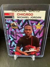 MICHAEL JORDAN 1985 ROOKIE PROMO CARD CHICAGO BULLS LIMITED EDITION picture