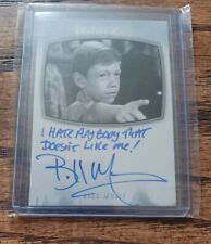 Bill Mumy  Twilight Zone inscription autograph card AI-3 As Anthony Freemont picture
