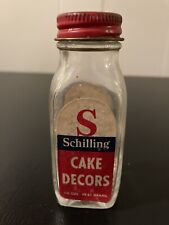 Vintage Schilling Fancy Decors Cake Sprinkles Baking picture
