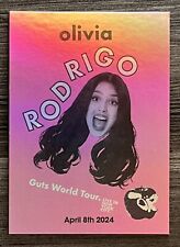 Olivia Rodrigo Guts Tour Trading Card NYC MSG Madison Square Garden Night 3 RARE picture