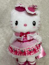 Hello Kitty Usj Japan Limited Plush Toy Strawberry Dress Sanrio NEW with Tag picture