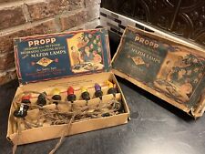 Tested WORKING Antique Propp Christmas Lights With Mazda Lamps- AS IS- See Pics picture