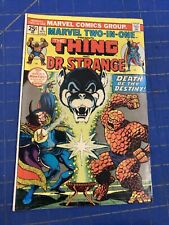 MARVEL TWO-IN-ONE #6, THING/DR. STRANGE (VG) Very Bright, Colorful & Glossy picture