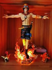 Anime One Piece Ace PVC  Collection Figure Toy gift 28cm Luminous in box picture