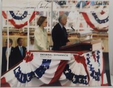Jimmy Carter & Rosalynn Carter Signed 8x10 Photo Autographed Full Signature picture