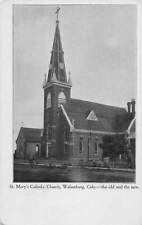 J79/ Walsenburg Colorado Postcard c1910 St Mary's Catholic Church 457 picture