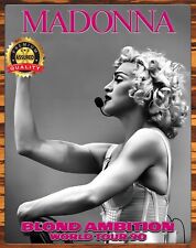Madonna - Blond Ambition  World Tour 1990 - Metal Sign 11 x 14 picture