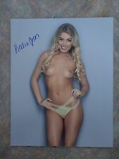 Katie Jean Top Model Signed 8x10 Photo Playboy Cyber COA SUPER Hot 🔥  picture