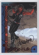 2013 Marvel Fleer Retro Red She-Hulk (Carlo Pagulayan Autograph) #34 Auto 02v3 picture