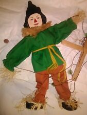 HUGE Wizard of Oz Christmas Tree Ornament SCARECROW Ray Bolger Puppet Doll 16