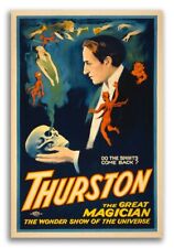 Thurston 1914 Vintage Style Magician Poster Do The Spirits Come Back? - 16x24 picture