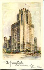 Vintage Sir Francis Drake Hotel post card San Francisco unposted picture
