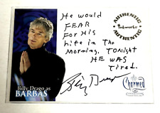 2005 Charmed Conversations Autograph Card Signed by Billy Drago A-5 Inkworks picture