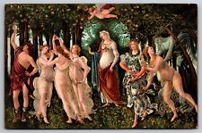 Madonna Of The Rose Garden Religious Art Botticelli C1910's Postcard L30 picture