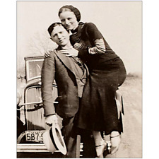 Bonnie & Clyde Famous Bank Robbers 1933 8x10 Photo Prints picture
