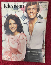 May 14 1978 St Louis Post-Dispatch TV Magazine THe CARPENTERs Karen Richard RARE picture