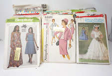 55 Vintage Sewing Patterns As Is Pre Owned Women, Children, toy, 70's 80's 90's picture