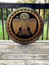Medieval Odyssey Owl Authentic Ancient Greek Hoplite Shield For Battle picture