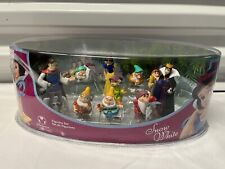 Disney’s Store Snow White Figurine Set of 10 Snow White, Witch, Prince, 7 Dwarfs picture