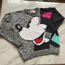 Mickey & Co Vintage Walt Disney Mouse Sweater Size Large picture