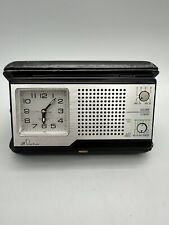 Vintage DiLana MCM Travel Clock Radio AM/FM Rare Tested Works picture