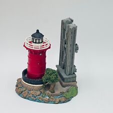Vintage Harbour Lights Jeffrey's Hook NY#195 Miniature Lighthouse, Ex Cond, 1997 picture