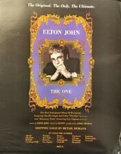 1992 ELTON JOHN ORIGINAL UNFRAMED magazine PROMO AD 11 X 13 3/4 picture