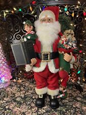 28” Karen Didion~Free Standing Santa~RECITES The Night Before Christmas~HO HO HO picture