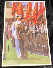 1985 KING CHARLES III IN AUSTRALIA POSTCARD picture