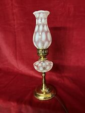 Fenton French Opalescent Coin Dot Boudoir Lamp picture