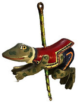 1988 The SMITHSONIAN INSTITUTION CAROUSEL FROG Ornament By Kurt Adler Rare picture
