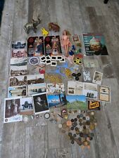 Junk Drawer Lot Pins Tokens Postcards Vintage Collectibles Star Wars etc. picture