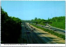 Postcard - Entering Sacramento Via Highway 99, California, USA picture