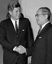 1963 PRESIDENT KENNEDY & U THANT at United Nations PHOTO (223-O) picture