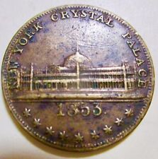 1853 NY CRYSTAL PALACE EXPOSITION-ORIGINAL BUILDING+WEST'S FAMOUS DOG ACT #1012 picture