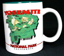 National Park Coffee Mug Yosemite California Travel Souvenir Map & Sights picture