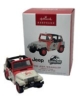 Hallmark 2023 Keepsake Jurassic Park 1992 Jeep Wrangler Christmas Ornament New picture
