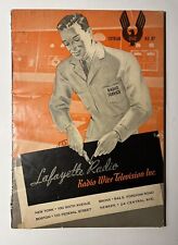 Vintage 1942 Lafayette Radio Electronics Catalog #87 Tube Tuner Amps Microphones picture
