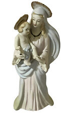 Vintage Lefton’s Exclusive Madonna Mother & Child Jesus Figurine Porcelain 8” picture