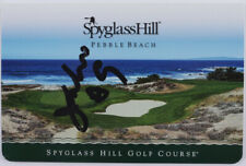 Jim McMahon Signed 2017 Spyglass Hill Pebble Beach Golf Scorecard (JSA COA) picture