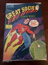 1966 GREAT SOCIETY COMIC BOOK VF+ 8.5 LBJ, Bobby & Ted Kennedy, Political Satire picture