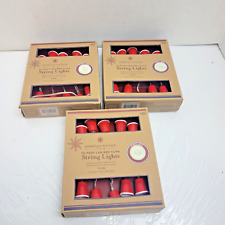 American Vintage String Lights Mini Red Cups Battery Operated picture