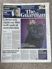 The Guardian 6th May 2024 6/5/24 Madonna In Brazil & Bernard Hill Tribute picture